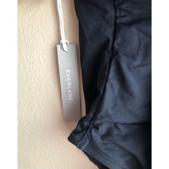 New Everlane The String One-Piece Black Swimsuit Size XS - Picture 14 of 16